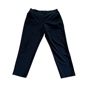 32 Degrees Cool Women’s Cropped Joggers M | Black Stretch Lounge Pants casual